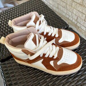 Hansly Cat Women's Hensley 2 Tone Sneaker Booties Boot Size 6